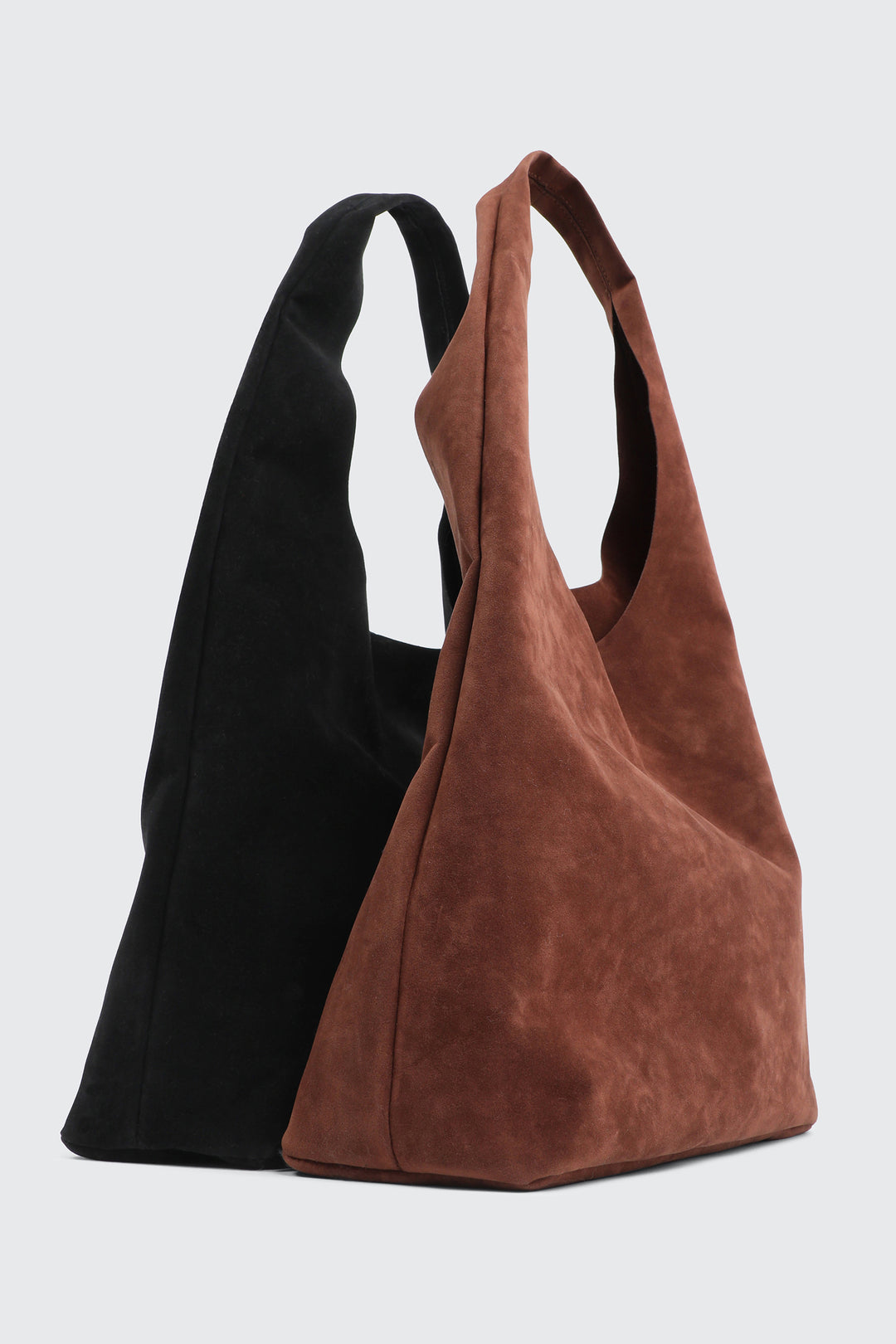 Faux Suede Shoulder Bag