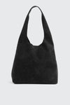 Faux Suede Shoulder Bag