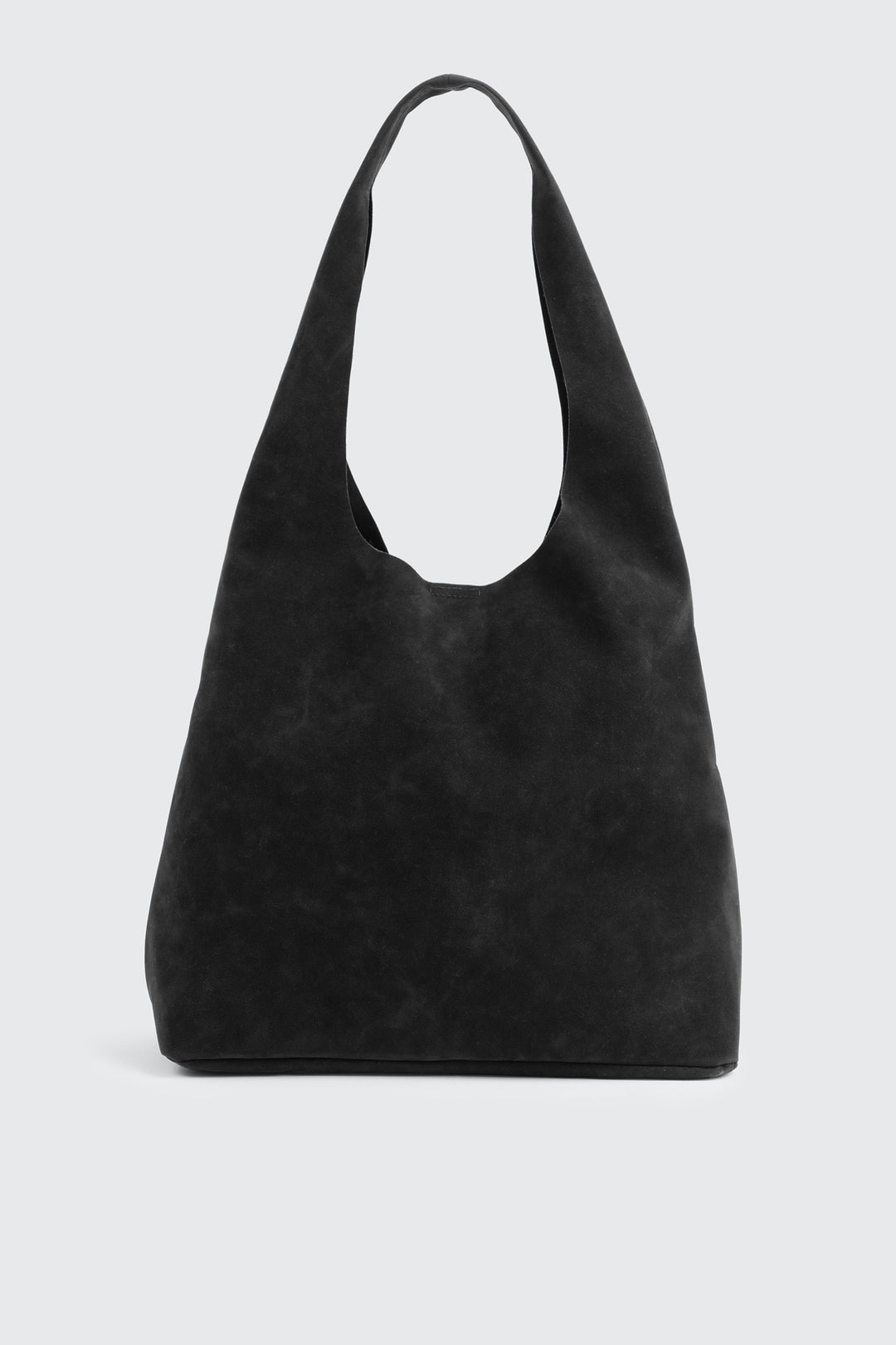 Faux Suede Shoulder Bag