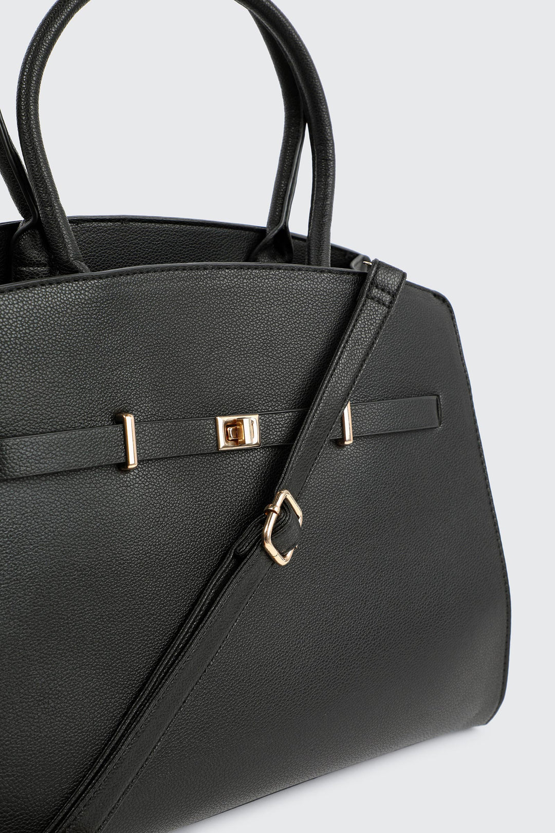 Large Faux Leather Tote Bag