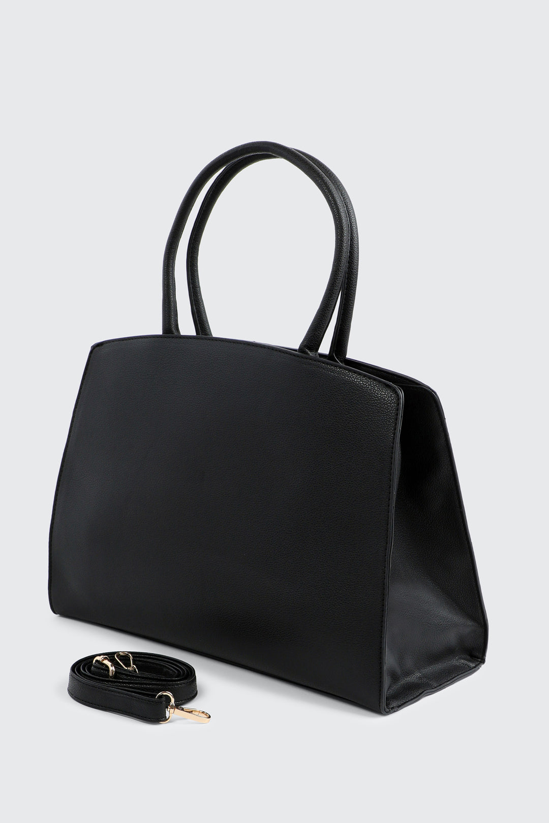 Large Faux Leather Tote Bag
