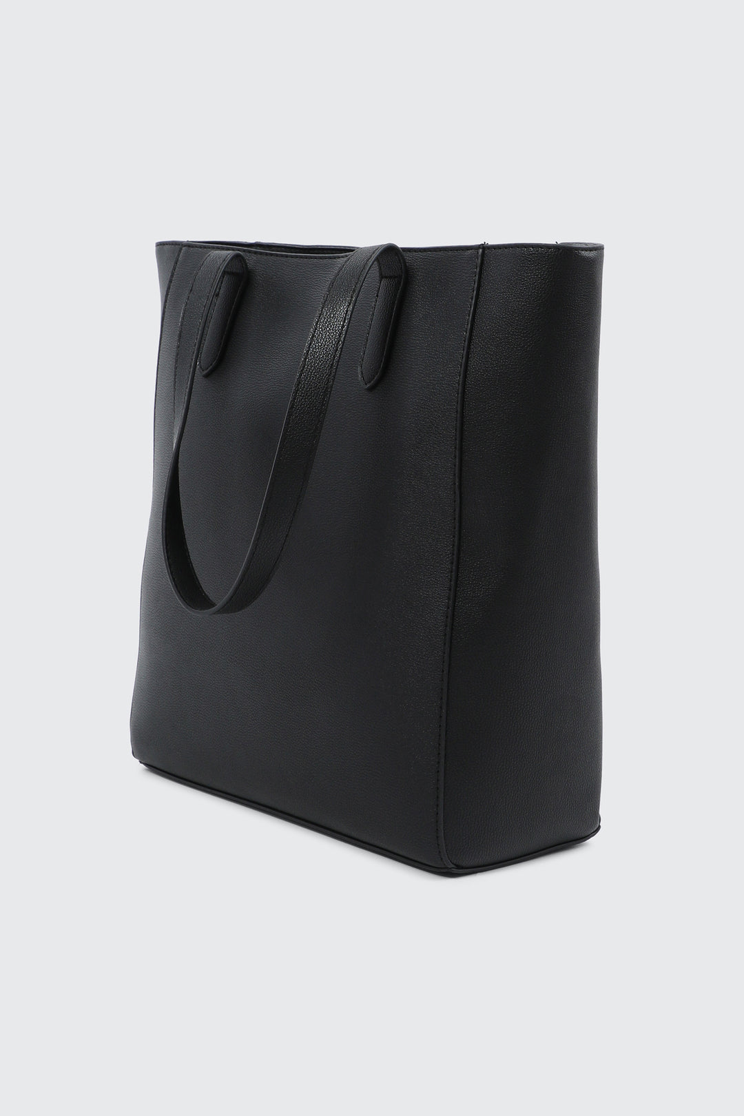 Minimalist Faux Leather Tote Bag