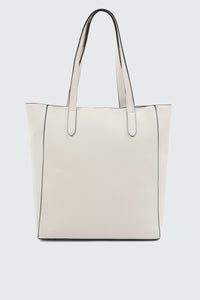 Minimalist Faux Leather Tote Bag