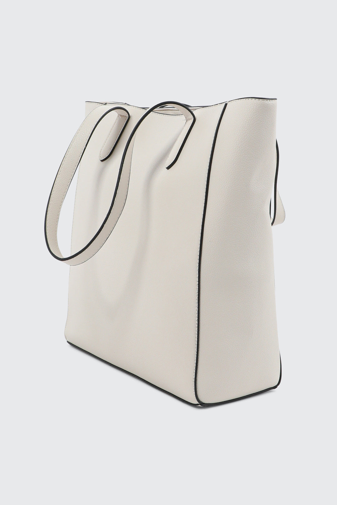 Minimalist Faux Leather Tote Bag