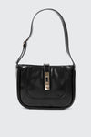 Turn Lock Shoulder Bag