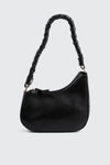 Braided Strap Baguette Bag