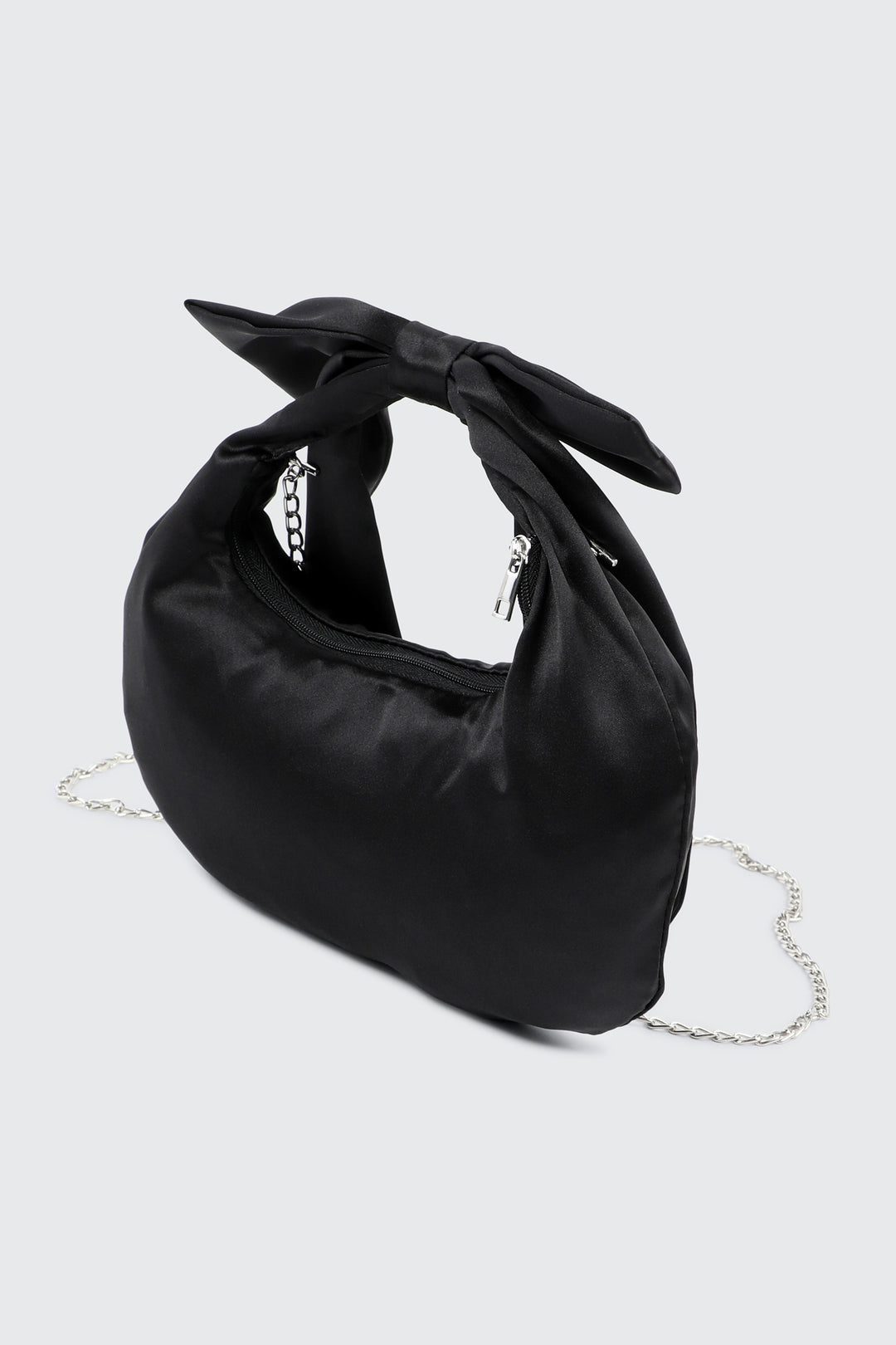 Satin Bow Handbag