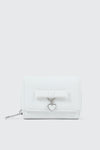 Folded Wallet with Heart Charm Detail