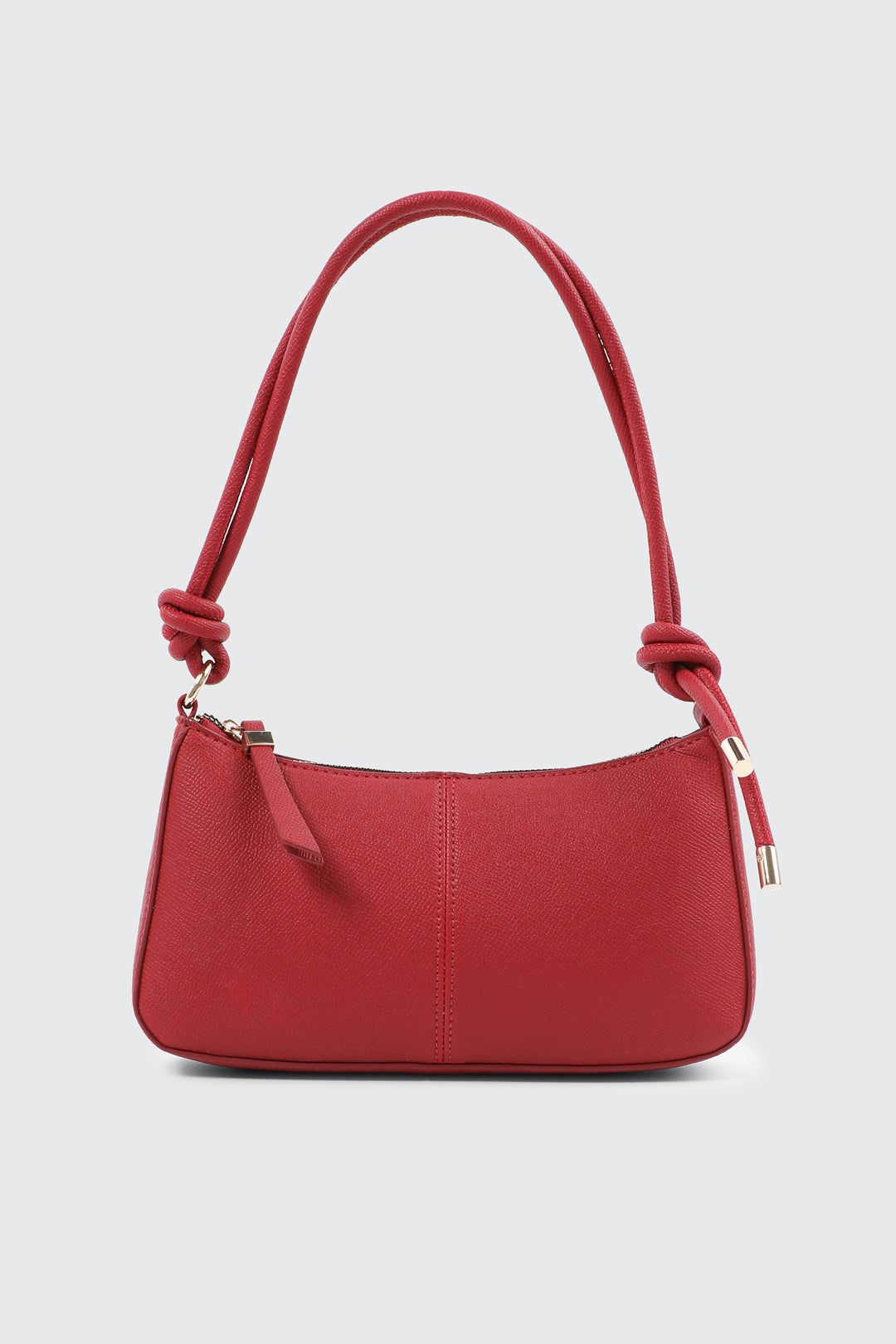 Knotted Handle Shoulder Bag with Crossbody Strap