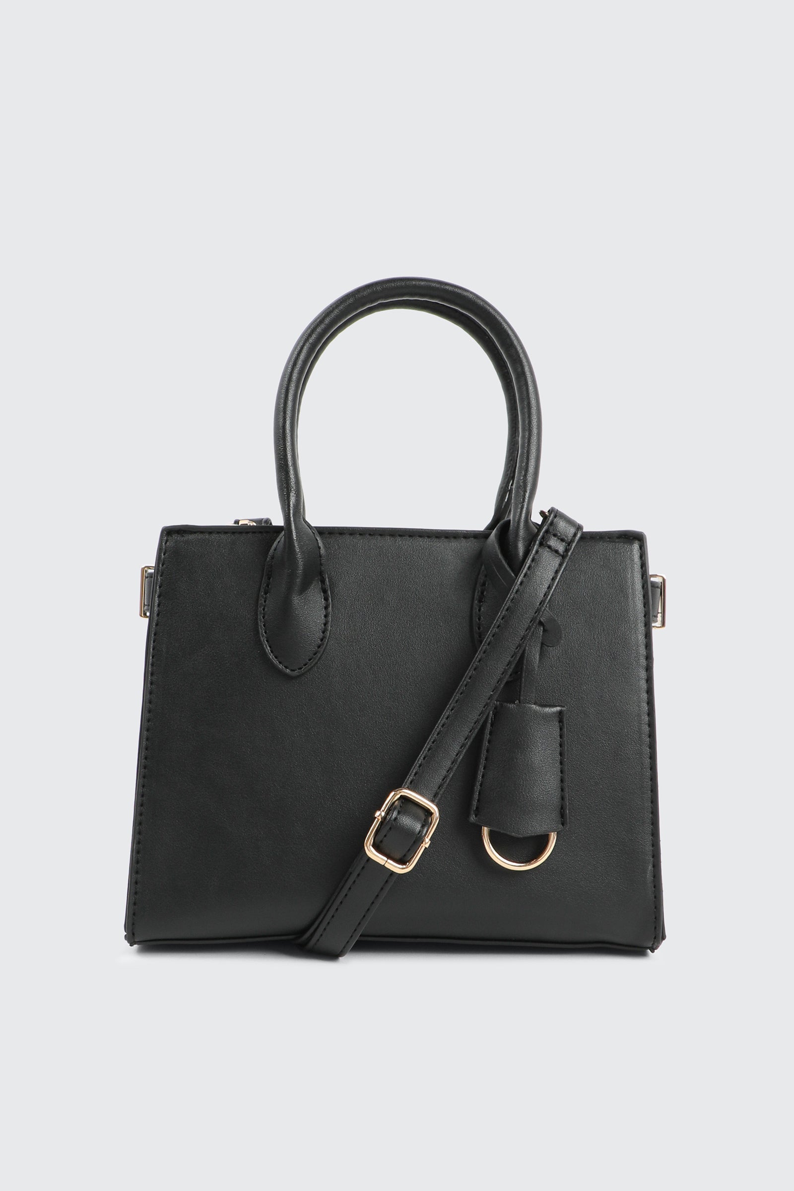 『TEN TOTE BAG BLACK』 Tote Bag with Keychain – Ardene
