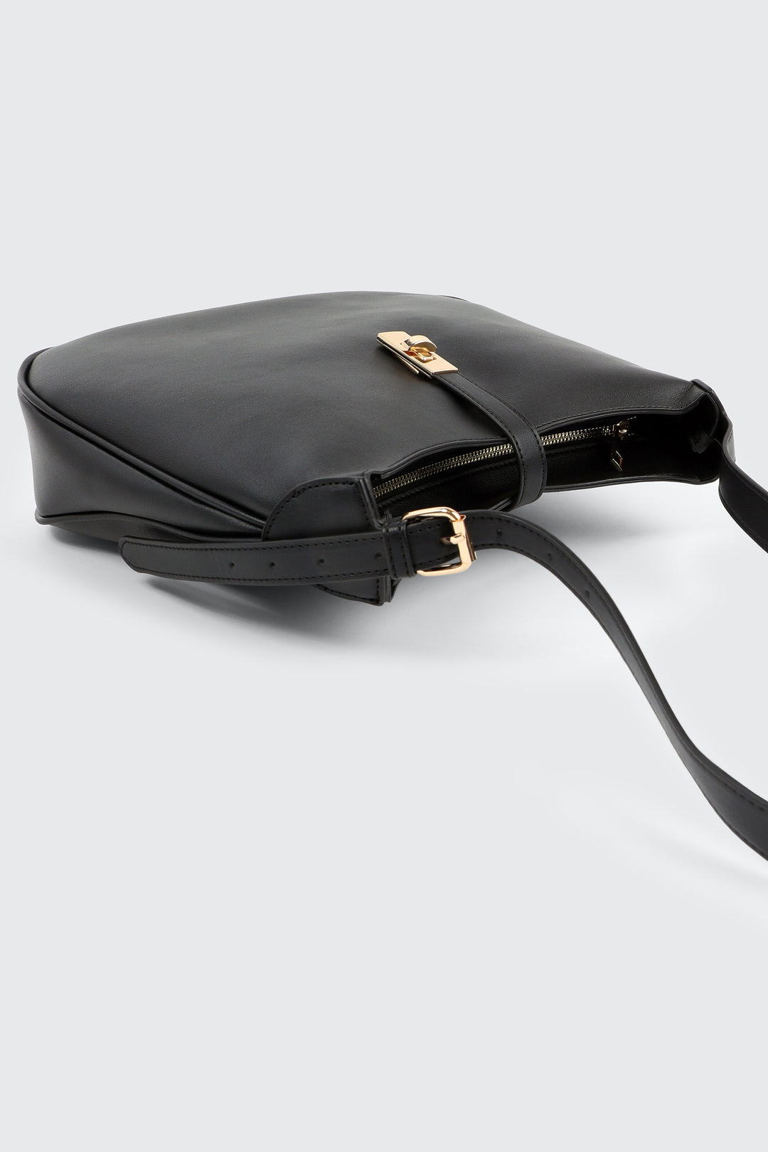 Faux Leather Saddlebag