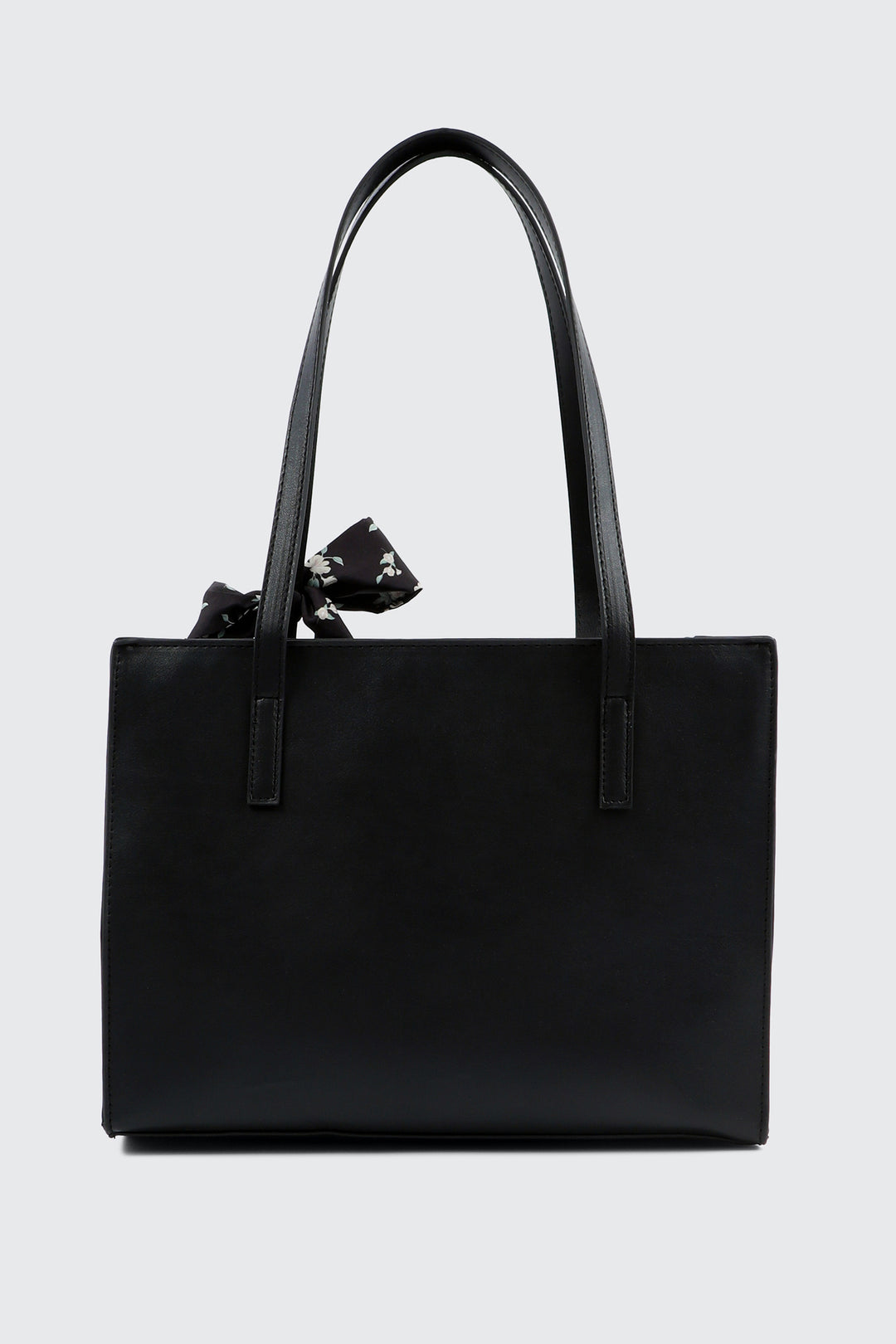 Quilted Structured Tote Bag