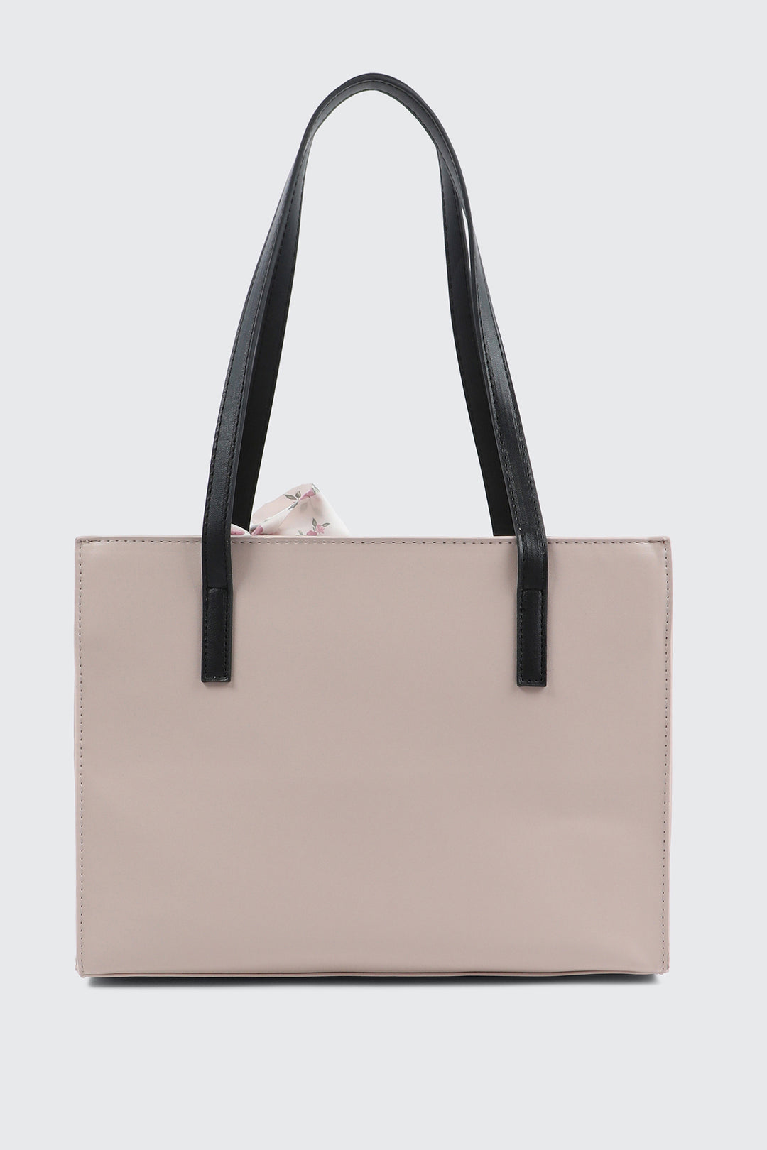 Quilted Structured Tote Bag