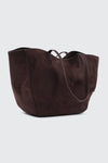 Grand sac fourre-tout en faux suède