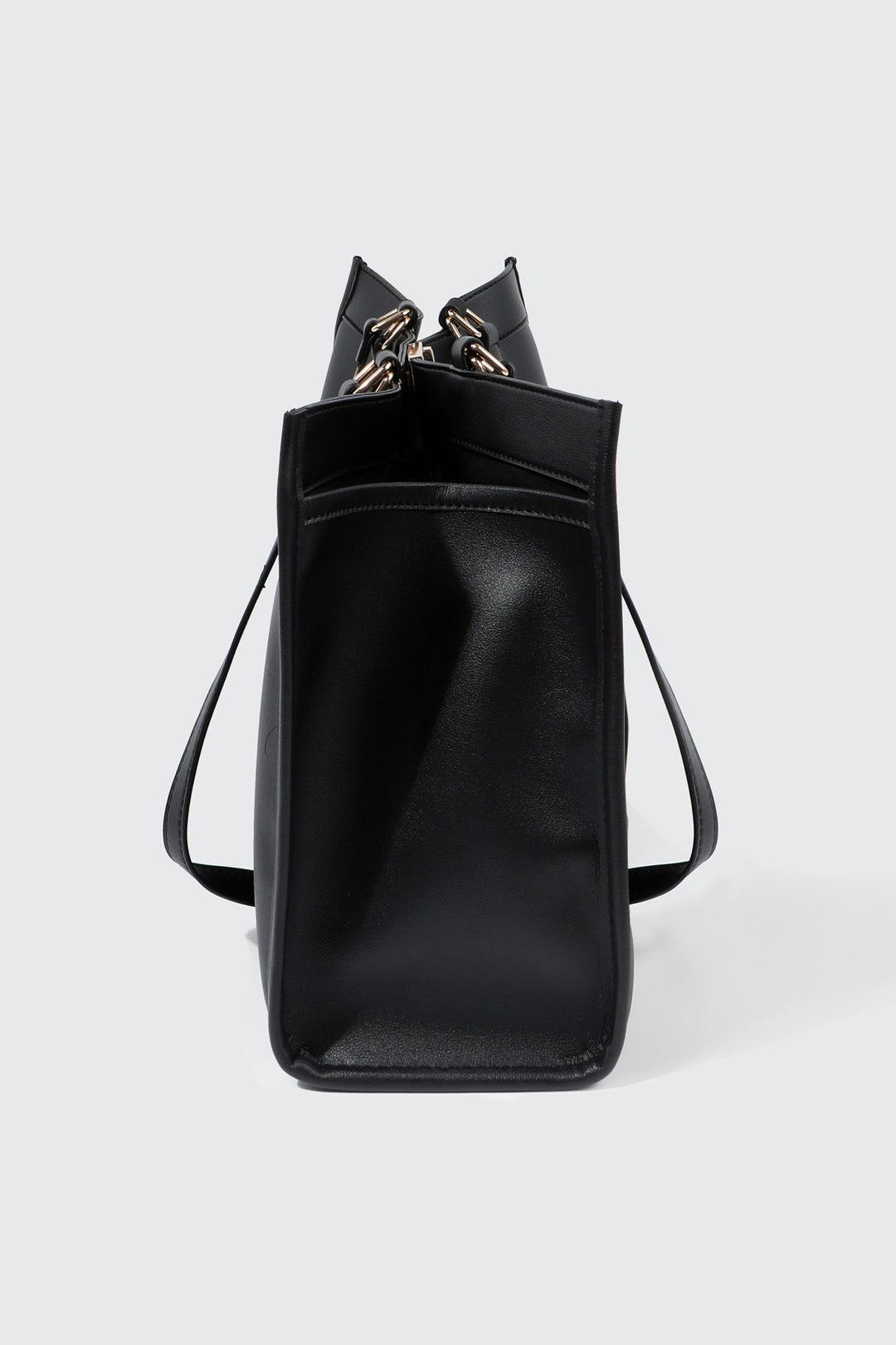 Large Faux Leather Tote Bag