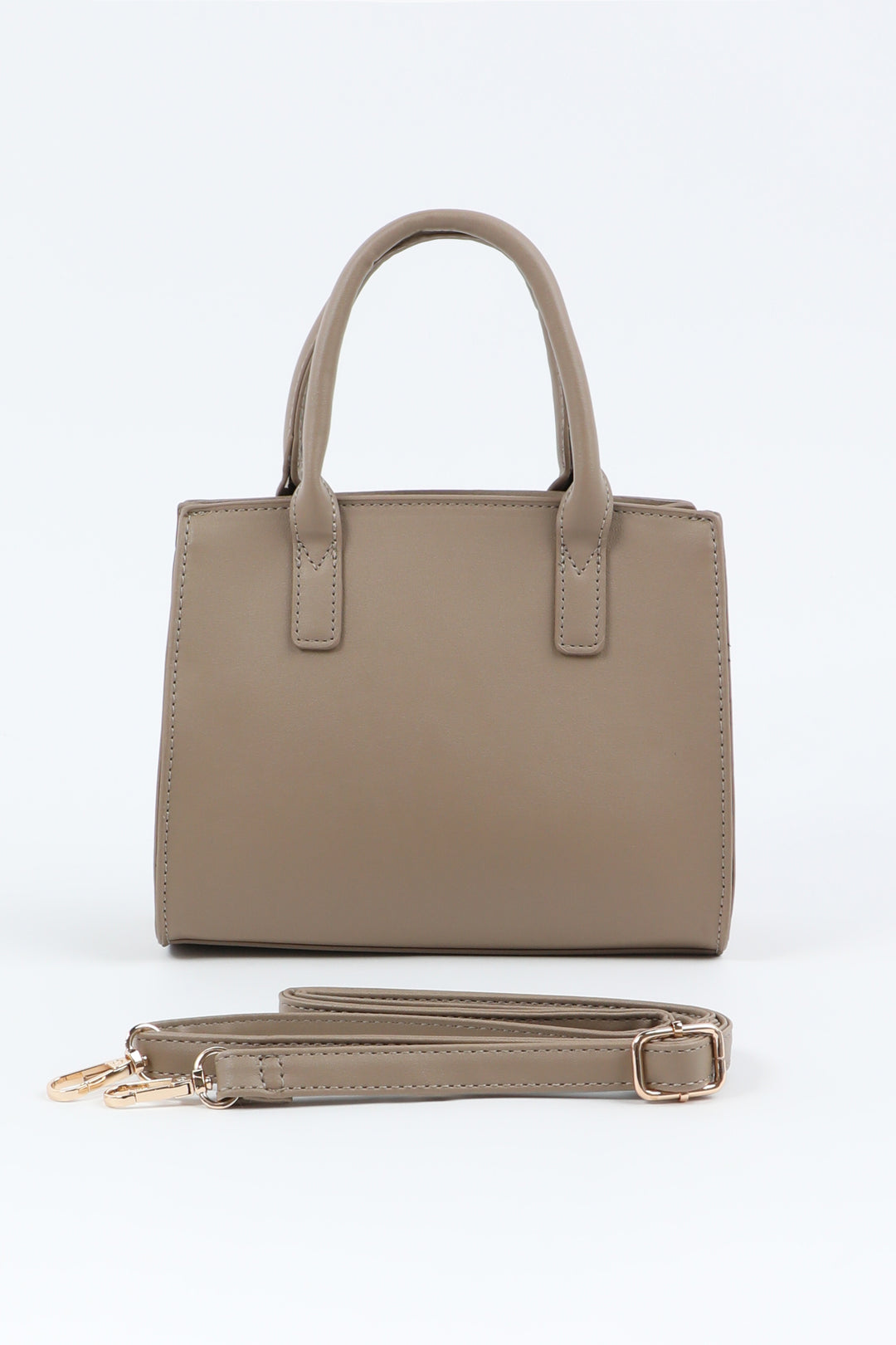 Square Handbag with Padlock Detail