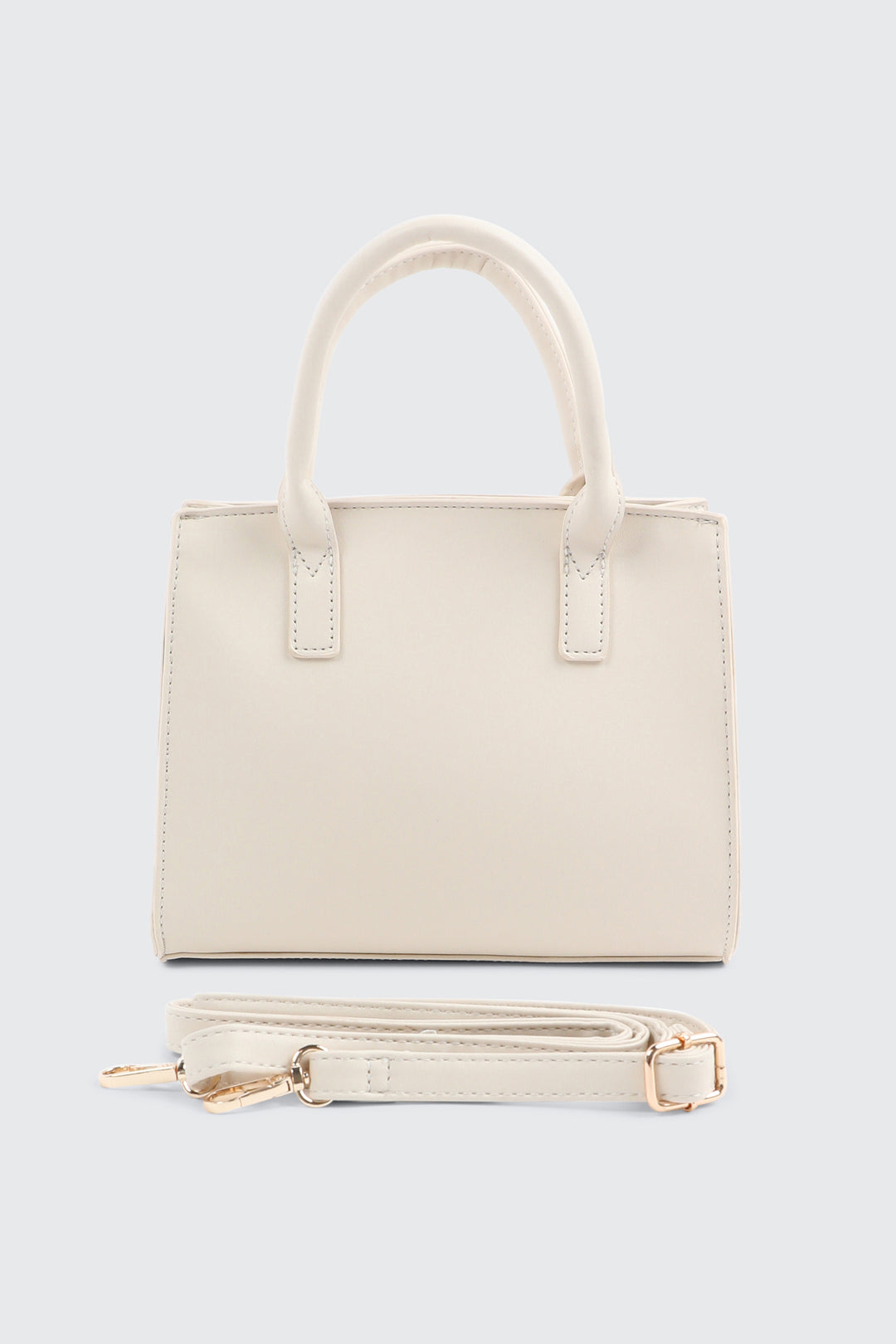 Square Handbag with Padlock Detail