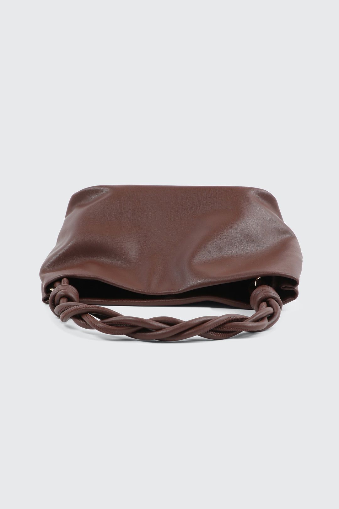 Braided Top Handle Shoulder Bag
