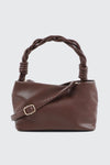 Braided Top Handle Shoulder Bag