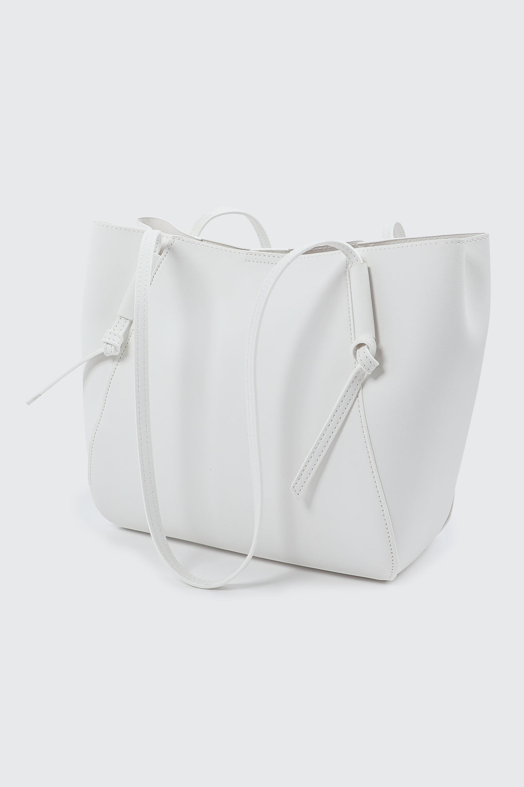 Faux Leather Tote Bag