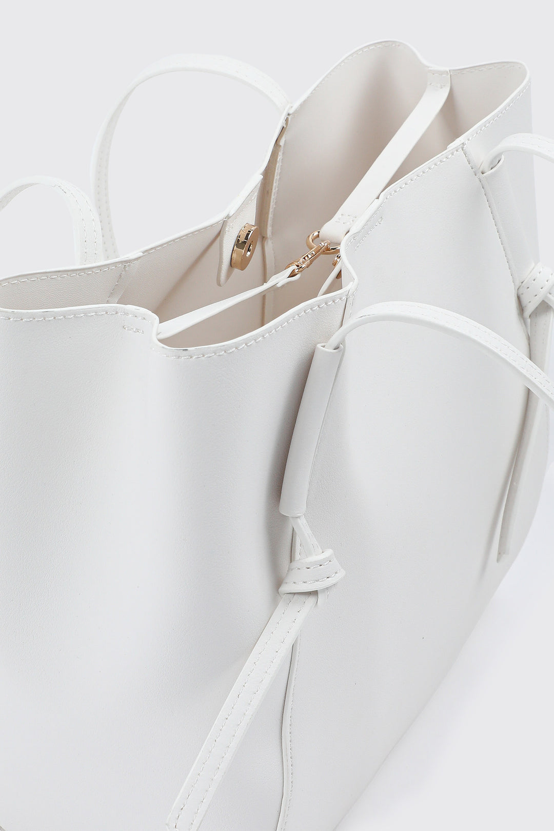 Faux Leather Tote Bag