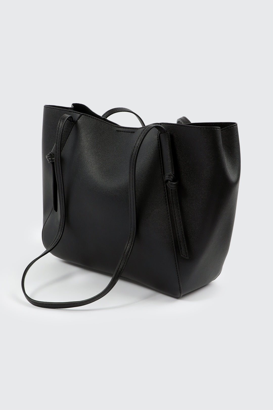 Faux Leather Tote Bag