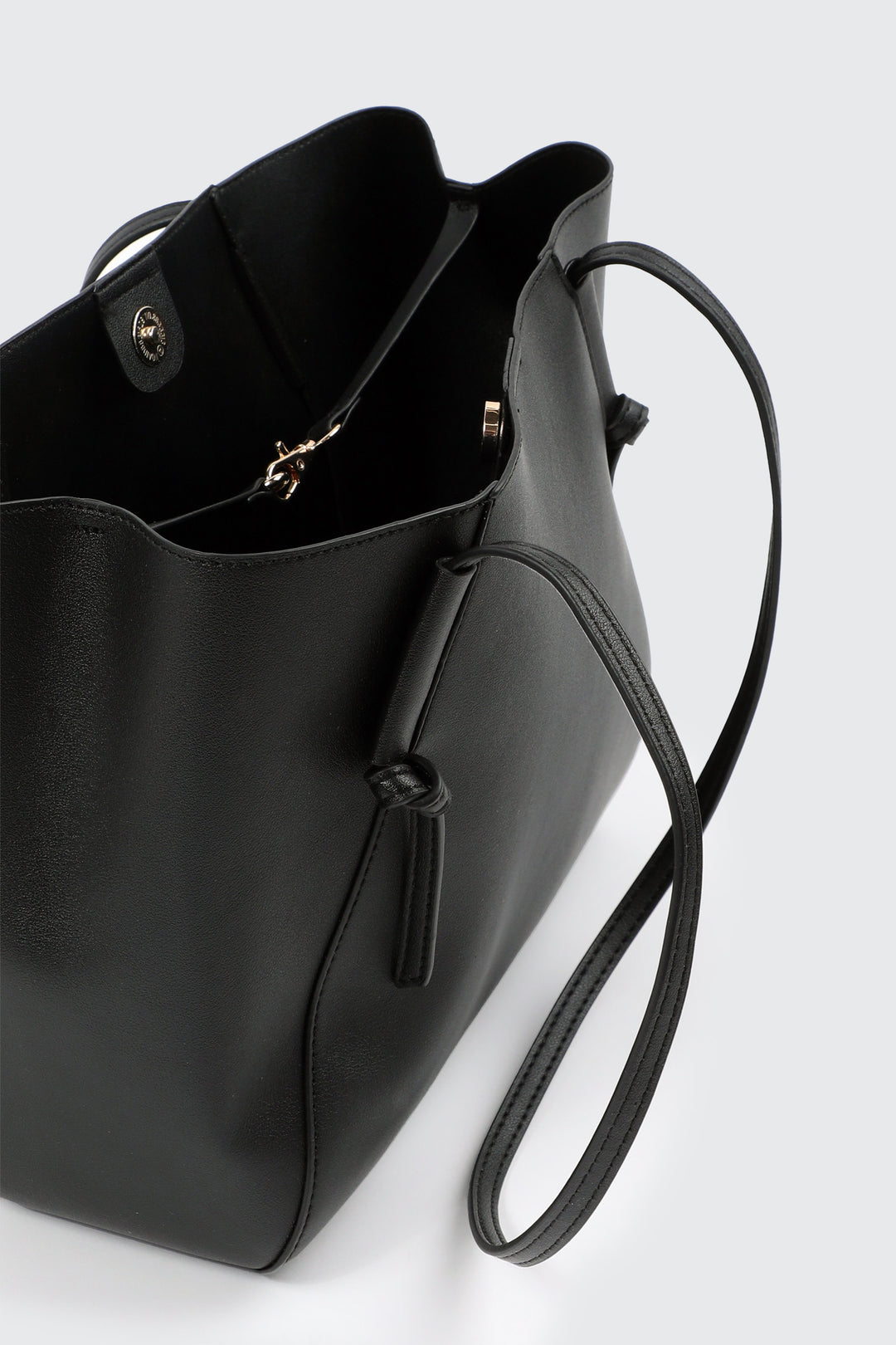 Faux Leather Tote Bag