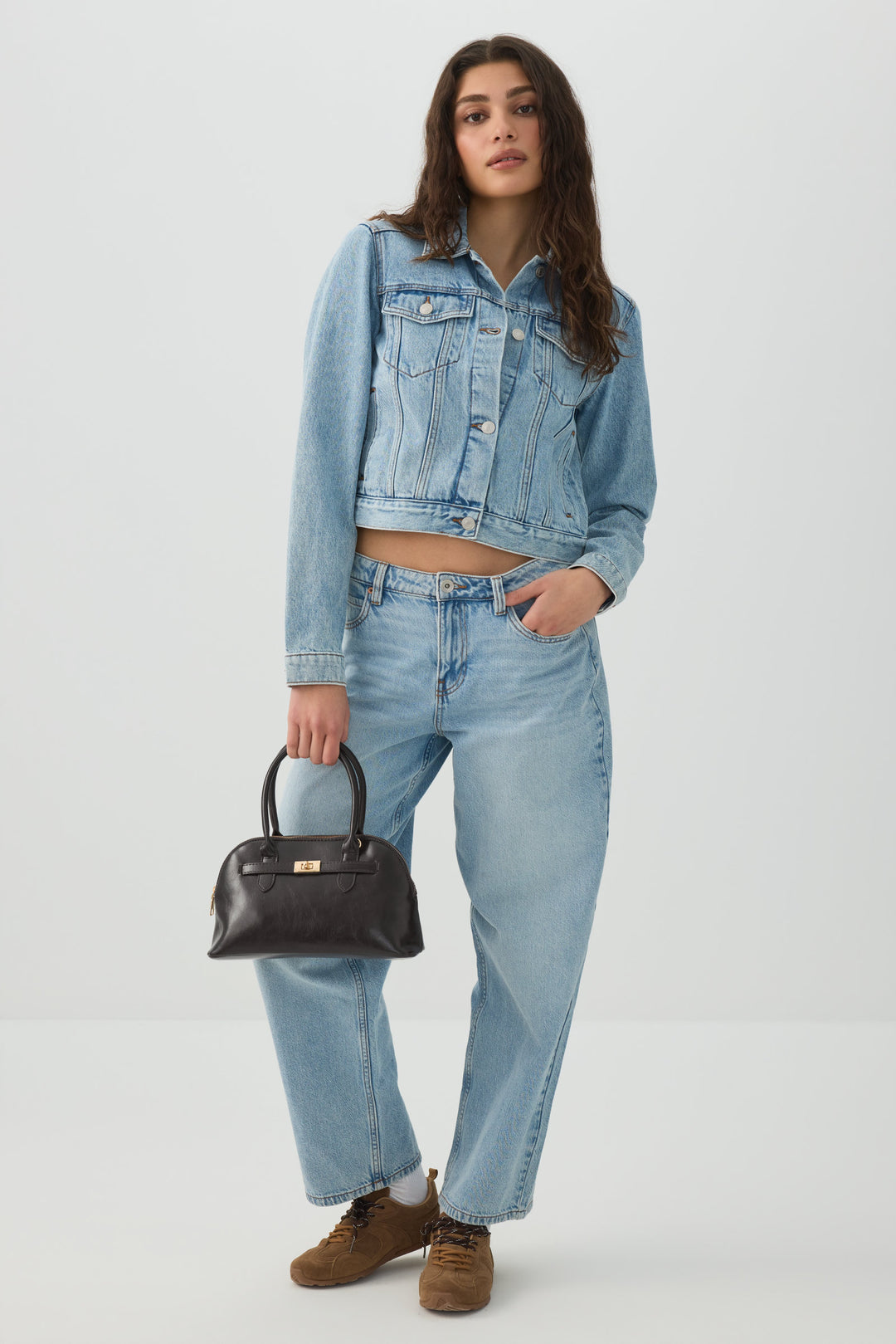 Faux Leather Tote Bag
