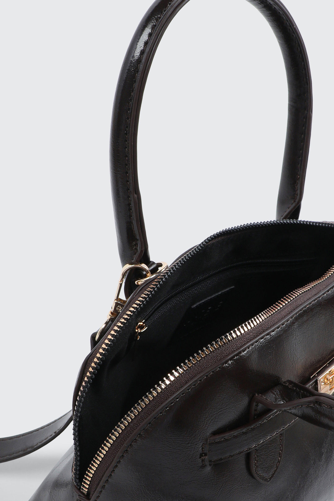 Faux Leather Tote Bag
