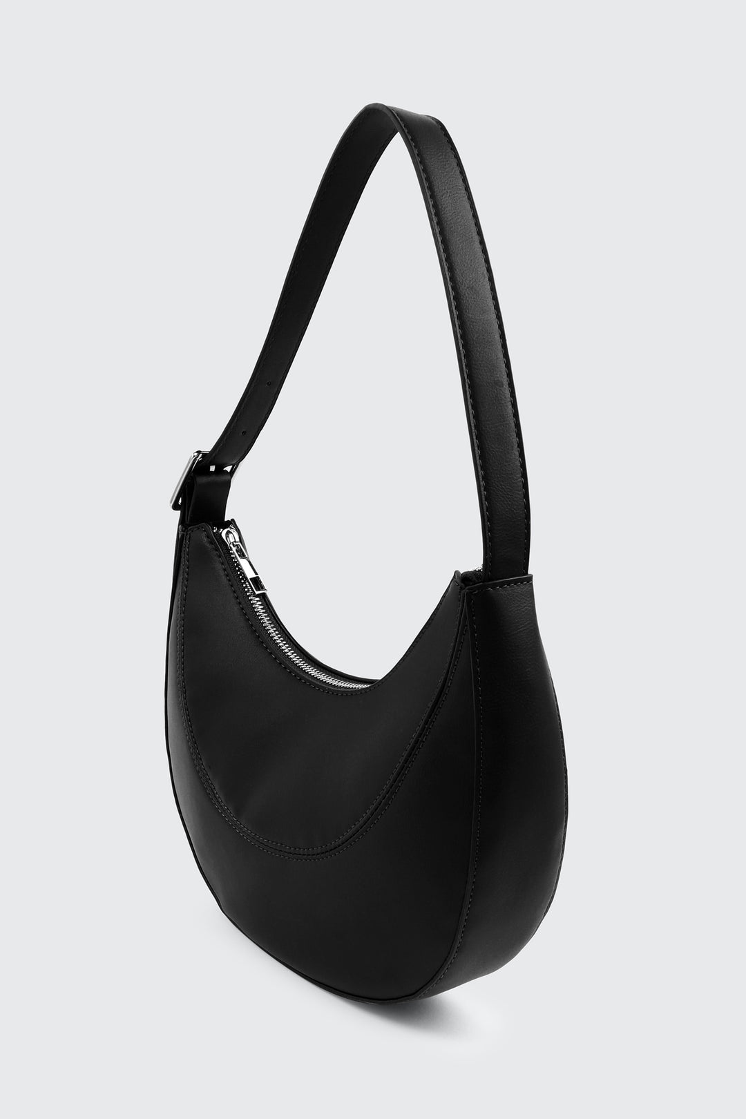 Faux Leather Shoulder Bag