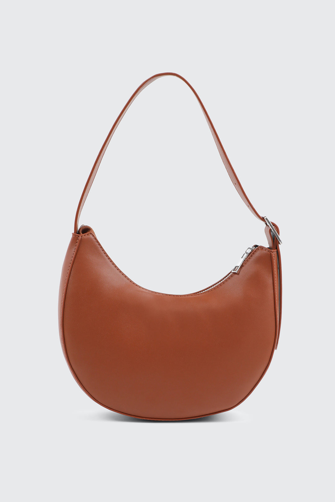 Faux Leather Shoulder Bag