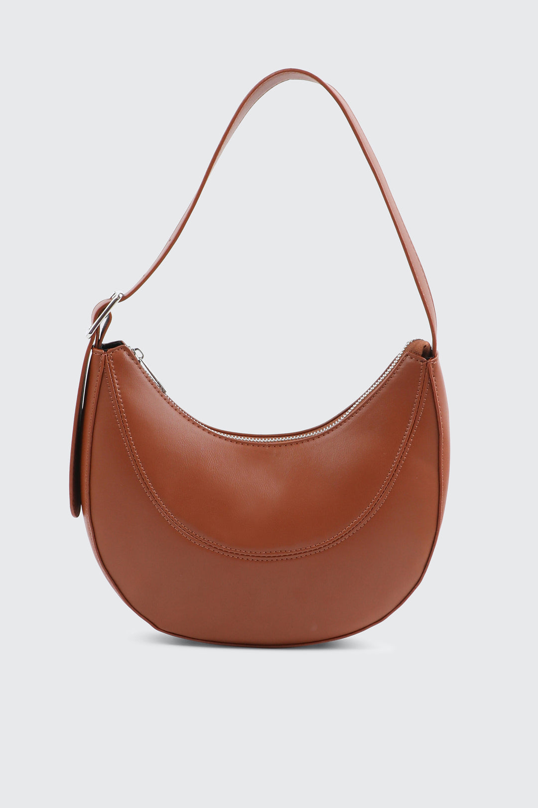 Faux Leather Shoulder Bag