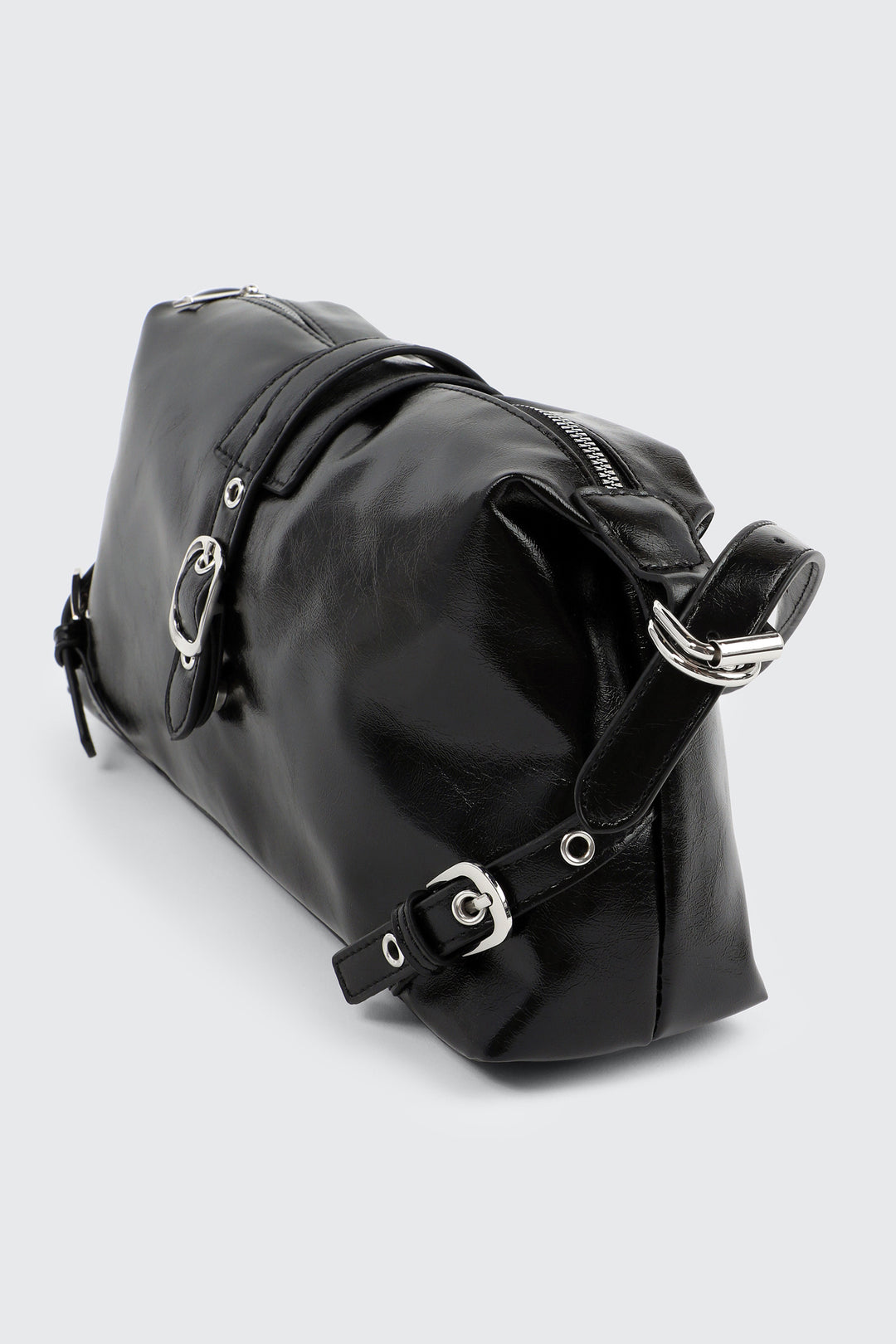 Baguette Bag with Buckle Details