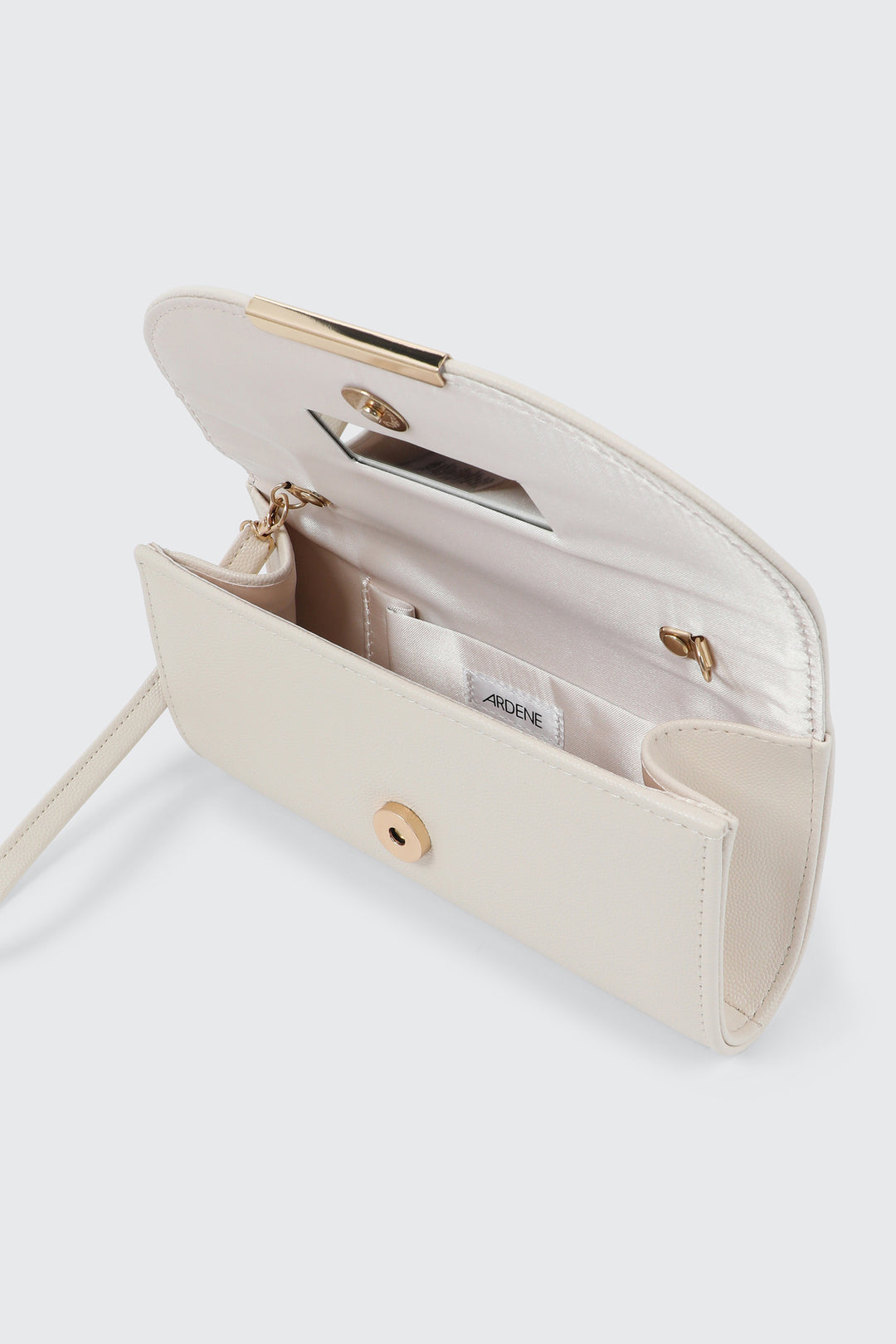 Faux Leather Envelope Clutch