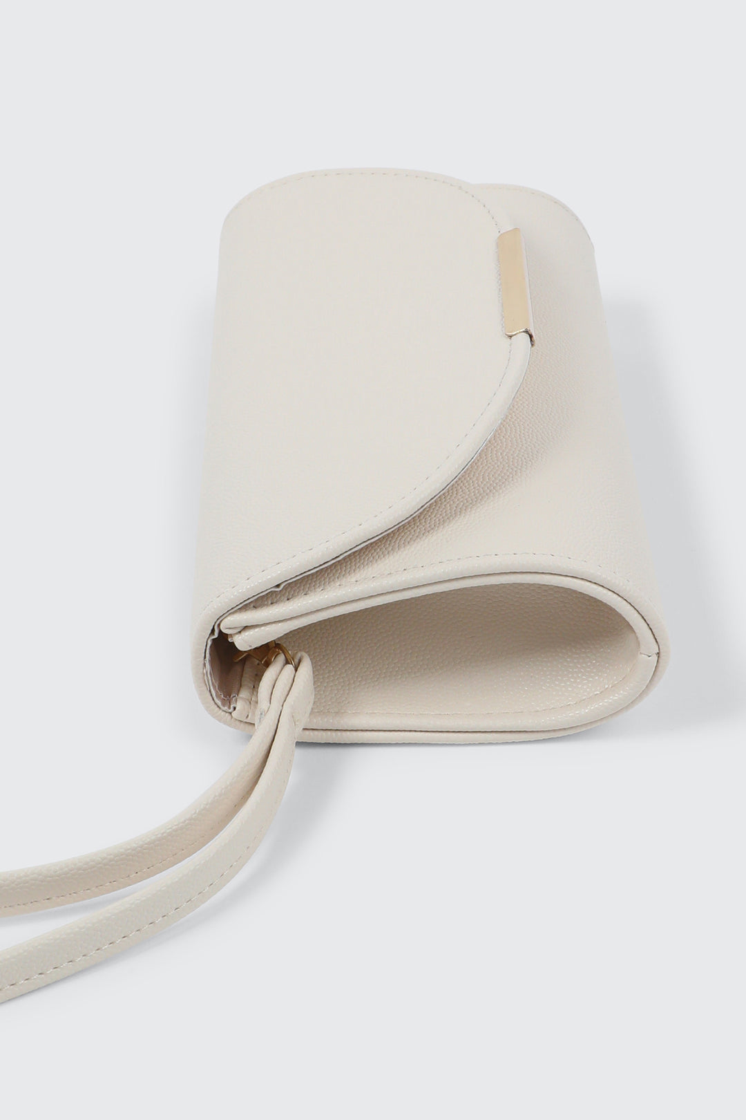 Faux Leather Envelope Clutch