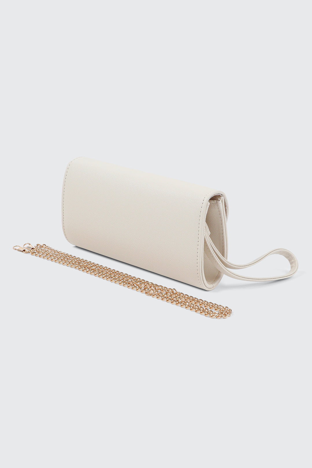 Faux Leather Envelope Clutch