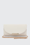 Faux Leather Envelope Clutch
