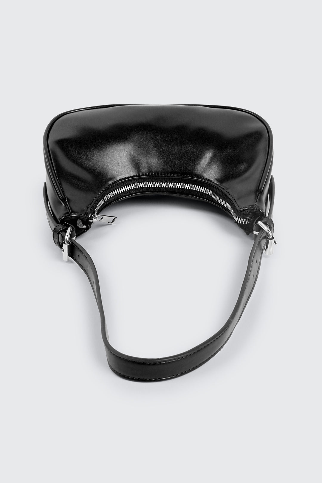 Faux Leather Shoulder Bag