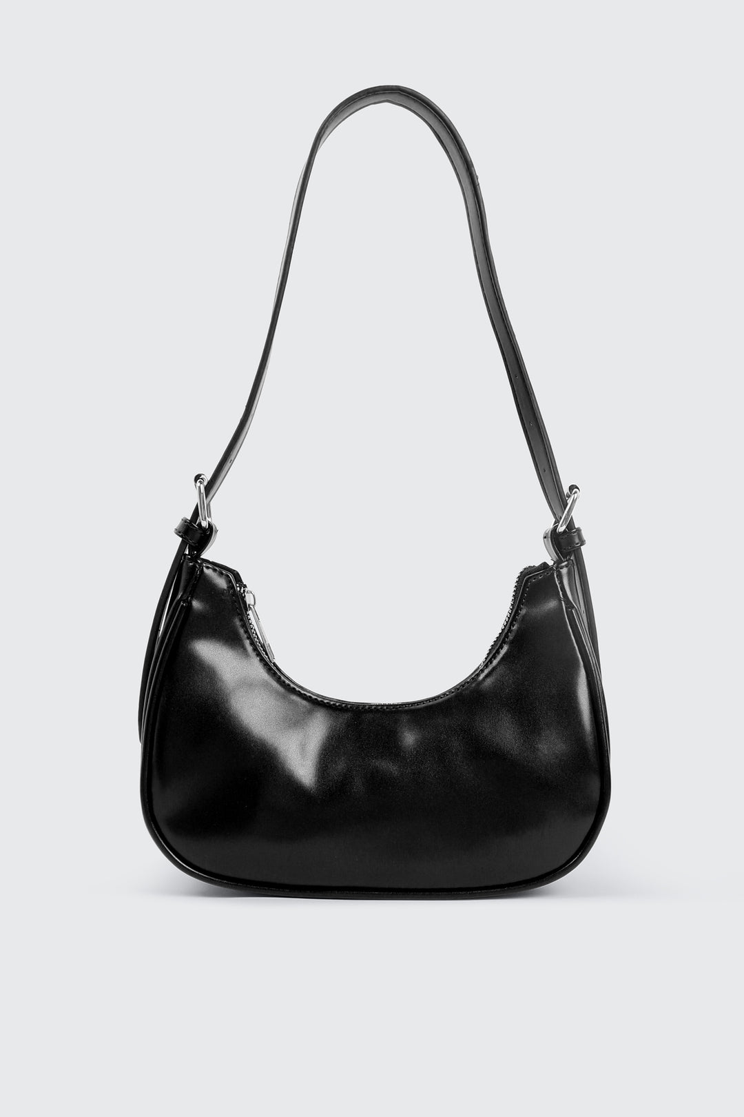 Faux Leather Shoulder Bag
