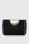 Evening Bag with Gold Handles