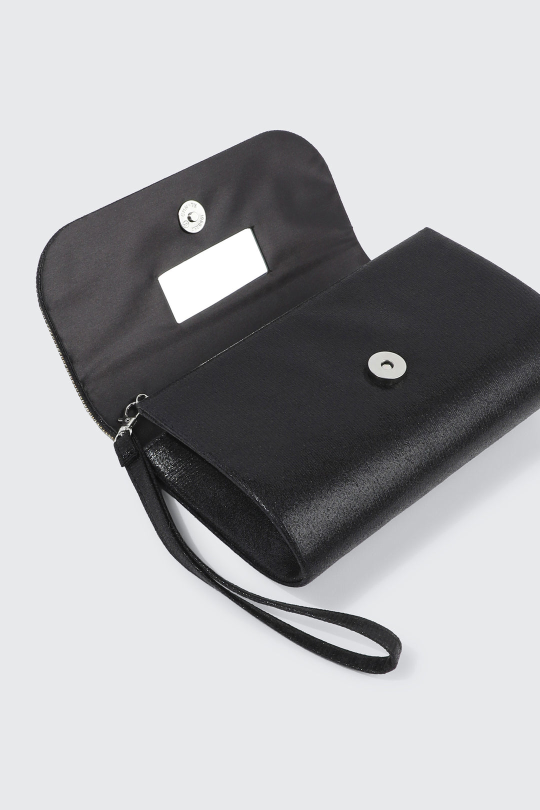 Rhinestone Flap Clutch