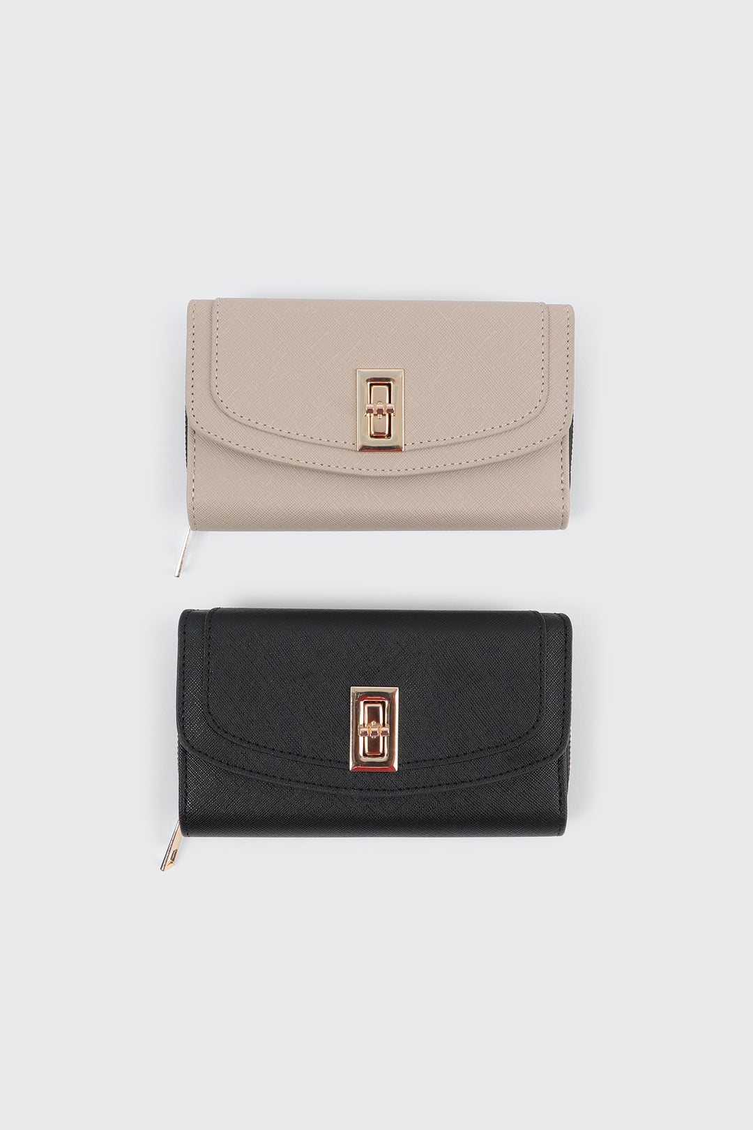 Flap Wallet with Coin Compartment