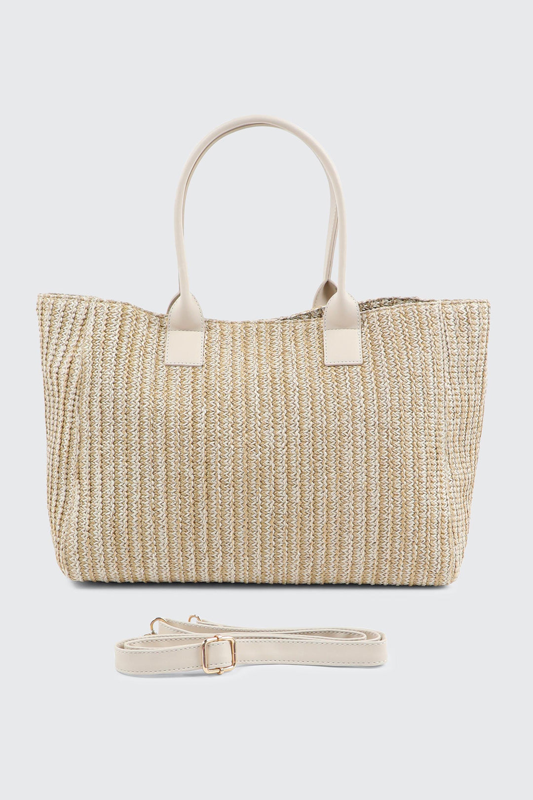 Braided Straw Tote