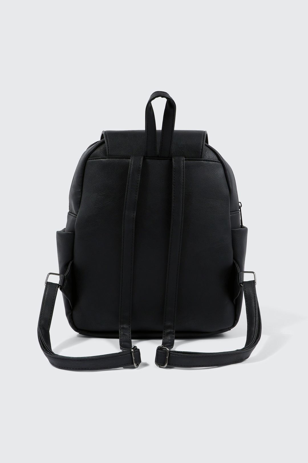 Small Faux Leather Backpack