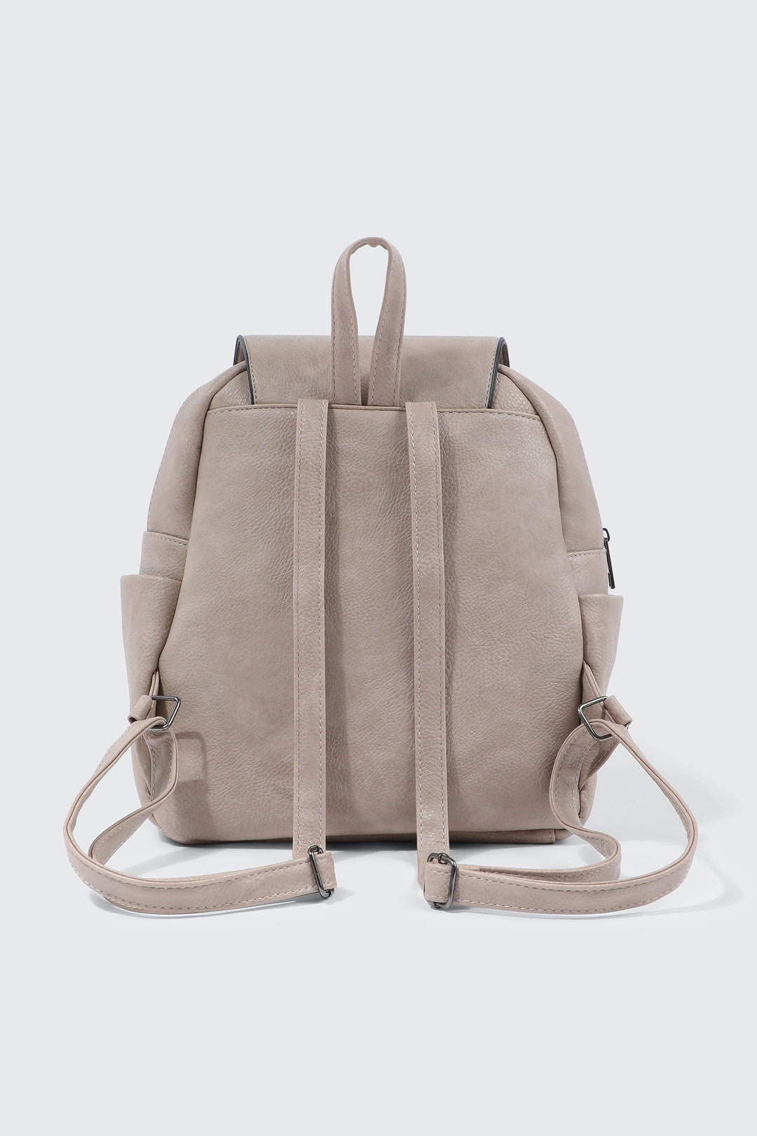 Small Faux Leather Backpack