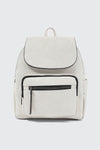 Small Faux Leather Backpack