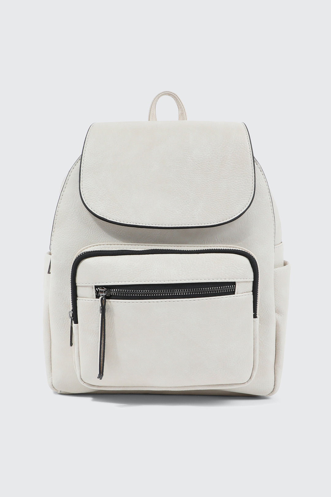 Small Faux Leather Backpack
