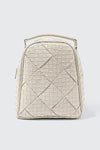 Quilted Woven Mini Backpack