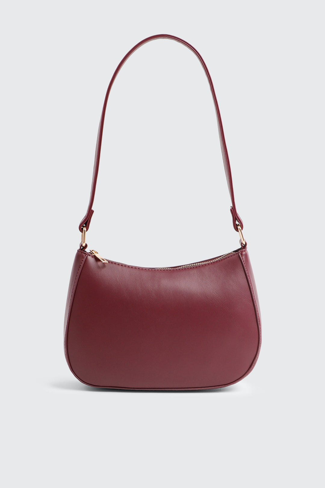 Faux Leather Shoulder Bag