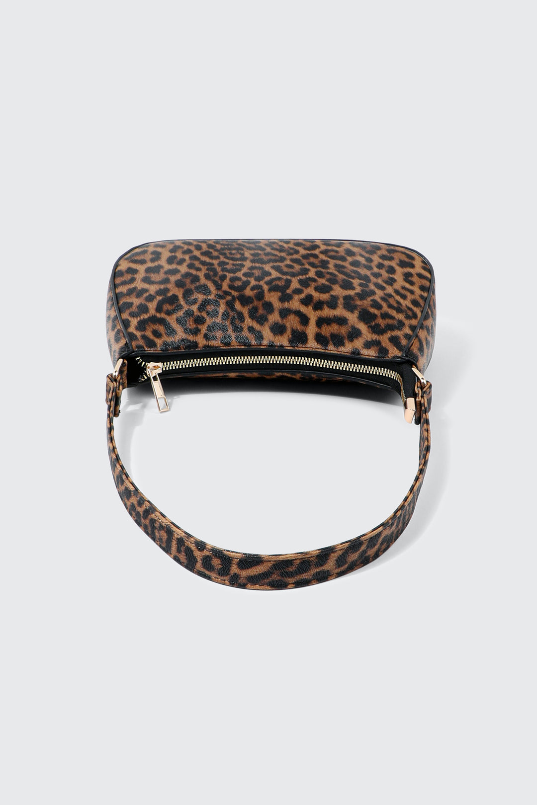Faux Leather Shoulder Bag